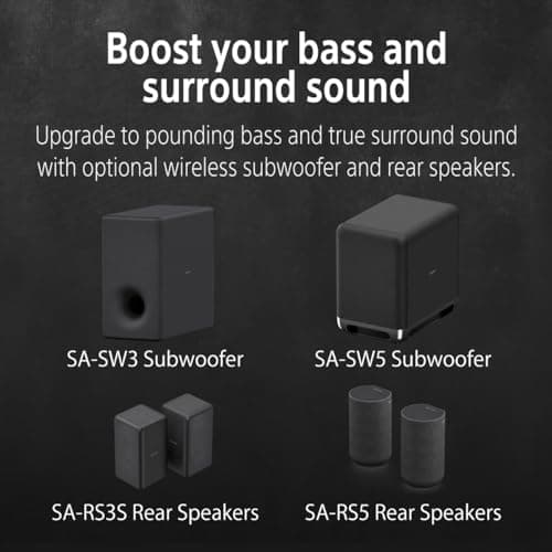 Sony - BRAVIA Theater Bar 8 with 11 speakers, Dolby Atmos/DTS: X - Black