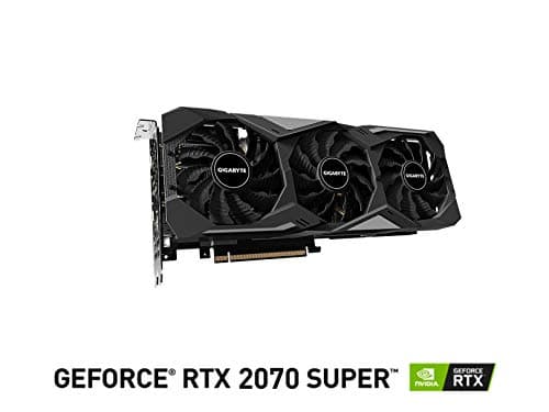 Gigabyte GV-N207SGAMING OC-8GD GeForce RTX 2070 Super Gaming OC 8G Graphics Card, 3X Windforce Fans, 8GB 256-Bit GDDR6, Video Card
