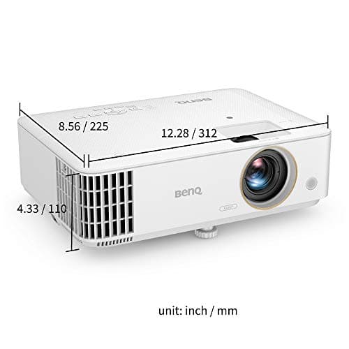BenQ TH685P | 1080p Gaming Projector | 4K Supported | 120hz Refresh Rate | 3500 Lumens | 8.3ms Low Latency | Enhanced Game Mode | Auto Keystone | Built in speaker | 3 Year Industry Leading Warranty