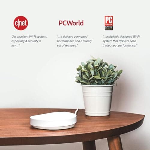 TP-Link Deco M5 Mesh WiFi System - Up to 5,500 sq. ft. Whole Home Coverage and 100+ Devices,WiFi Router/Extender Replacement, Anitivirus, 3-Pack