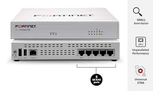 FortiGate-40F Network Security Appliance Plus 3 Year FortiGuard Unified Threat Protection (UTP) and FortiCare Premium (FG-40F-BDL-950-36)