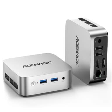 ACEMAGIC Vista Mini V1 Mini PC Computers, Intel Twin Lake N150(Turbo 3.6GHz), 16GB RAM 1TB M.2 SSD Mini Computer, 4K HDMI DP Dual WiFi/Bt, Gigabit Ethernet Vesa, Home/Office Micro Pc