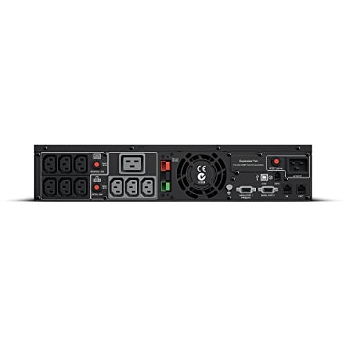 CyberPower PR2200ELCDRTXL2U High-Voltage Smart App Sinewave UPS System, 2200VA/1650W, 10 Outlets, AVR, 2U Rack/Tower