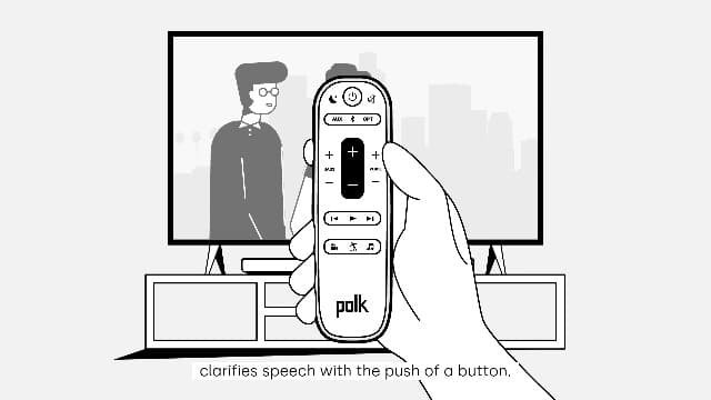 Polk Audio Signa S2 Sound Bar & Wireless Subwoofer – Exclusive VoiceAdjust Technology, Ultra-Slim Design, Works with 4K & HD TVs, HDMI & Optical, Bluetooth, Wireless Streaming