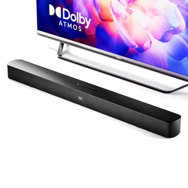 Sound Bar for Smart TV w/Dolby Atmos 2.1 ch 190W 37 inch Surround Sound TV Speaker Home Theater System, HDMI-ARC/BluetoothOptical/AUX/Connection for TV/Projector/DVD Player/Switch/PC