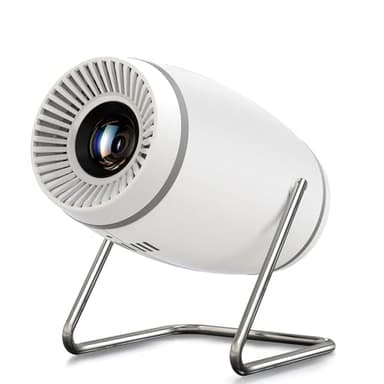Mini Projector, Projector with WiFi and Bluetooth, 4K 1080P Support Portable Projector 180° Rotatable 130'' Screen Movie Projector Auto Keystone Compatible with HDMI/USB/Smartphone/PC/Laptop