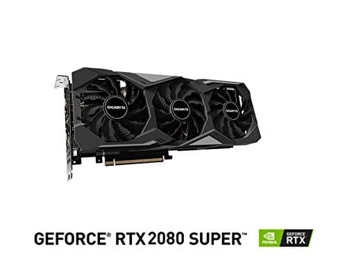GIGABYTE GeForce RTX 2080 Super Windforce OC 8G Graphics Card, 3X Windforce Fans, 8GB 256-Bit GDDR6, Gv-N208SWF3OC-8GD Video Card