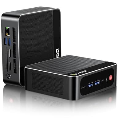 Beelink Mini PC AMD Ryzen 7 5825U Up to 4.5GHz 8C/16T, SER5 PRO Mini Computer with 32GB DDR4 RAM 1TB M.2 SSD, Support 2.5GLAN/4K Triple Screen Display(HDMI+DP+Type-C)/WiFi6/BT5.2/Home/Office
