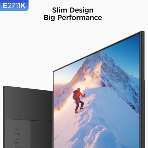 KOORUI Monitor, 27 Inch Gaming Office Monitor, Eye-Care IPS FHD 1080P 144Hz Computer Screen with HDMI VGA, Slim Bezels, Freesync, Ergonomic Tilt, VESA Mountable, Black