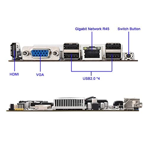 Mining Motherboard S37 with 8GB RAM and 128GB SSD DDR3 Memory Support 8 GPU VGA + HDMI 8XPCIE 16X Graph Card Gigabit Network RJ45 Port for BTC ETH Miner