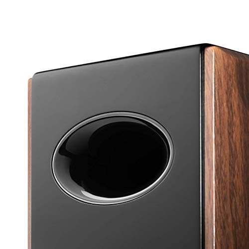 Edifier S2000MKIII Coaxial, Bluetooth, Optical and RCA Bookshelf 2 Speakers, Near-Field Active Tri-Amped 130w Studio Monitor for Audiophiles with Wireless, Line-in and Fiber-Optic Input Walnut