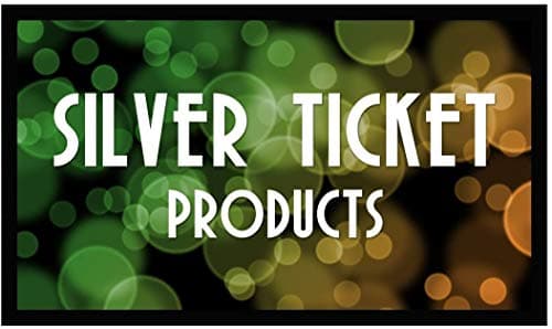 Silver Ticket Products STR Series 6 Piece White 1.1 Gain 120" Diagonal 16:9 Format Projection Screen, Aluminum Frame, Wall Mounted, 109.25x63.625 inches STR-169120