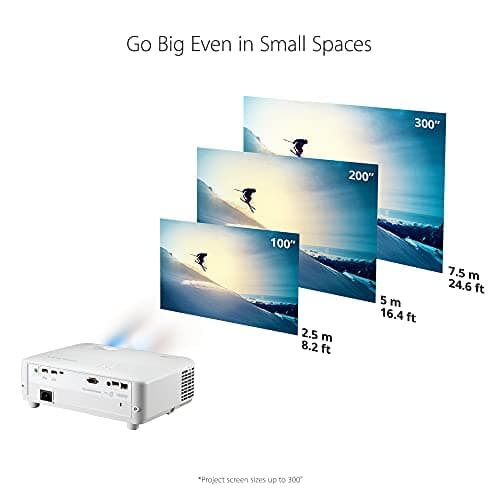 ViewSonic PX748-4K UHD 4K Projector with 4000 Lumens, 240 Hz, 4.2ms, HDR Support, Auto Keystone, Dual HDMI, and USB C for Home Theater, Stream Netflix with Dongle