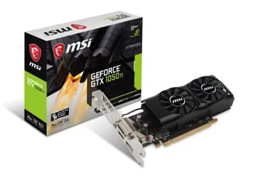 MSI Low Profile Compatible Graphics Cards GeForce GTX 1050 Ti 4GT LP