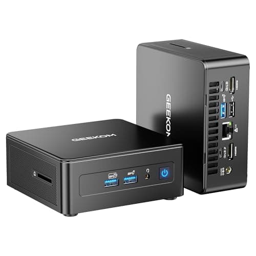 GEEKOM IT15 Mini PC, The Most Powerful with 15th Gen Intel Ultra 5 225H, 32GB DDR5 1TB NVMe SSD, Intel Arc 130T GPU (83 Tops), WiFi 7, 8K Quad Display, Win 11 Pro, SD Slot, Creators/Developers/Office