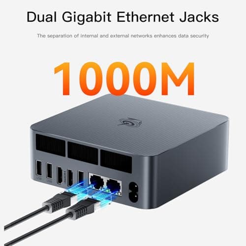 Beelink EQR5 Mini PC, AMD Ryzen 5 5650U(7nm, 6C/12T) up to 4.2GHz, Mini Computer 32GB DDR4 RAM 1TB PCIe3.0x4 SSD, Micro PC 4K@60Hz Dual HDMI Display/WiFi6/BT5.2/Office/Home/HTPC/W-11 Pro