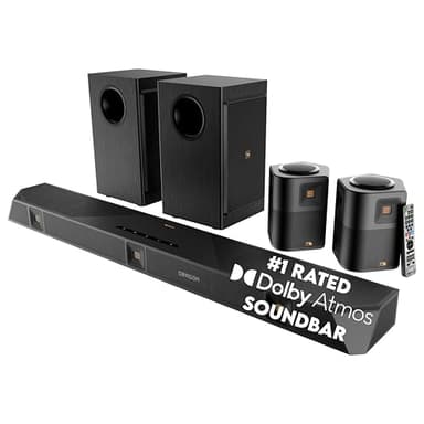 Nakamichi Dragon 11.4.6 Home Surround Sound System with Dolby Atmos and DTS:X Pro. Best Soundbar with AVR Processing