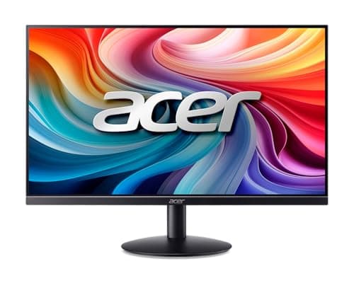 Acer 23.8" Professional Home Office Monitor | Full HD (1920 x 1080) | Ultra-Thin | Zero-Frame | Up to 100Hz Refresh | 4ms (G to G) | Tilt | HDMI & VGA Ports | SB242Y H1bi