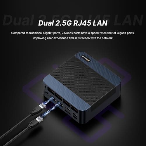 M4 Neo Mini PC, Mini Computers, AMD Ryzen 7 7840HS Gaming PC, 32GB DDR5 1TB PCIe SSD Desktop Computers, 4K Triple Display, USB4, Oculink, Dual 2.5G LAN, Wi-Fi 6E/BT5.2, for Home & Office