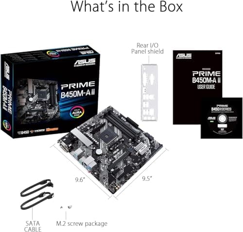 MICRO CENTER AMD Ryzen 5 5600 Desktop Processor with ASUS Prime B450M-A II AMD AM4 Micro ATX Motherboard