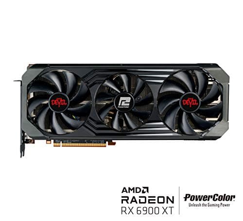 PowerColor Red Devil AMD Radeon™ RX 6900 XT Gaming Graphics Card with 16GB GDDR6 Memory, Powered by AMD RDNA™ 2, Raytracing, PCI Express 4.0, HDMI 2.1, AMD Infinity Cache