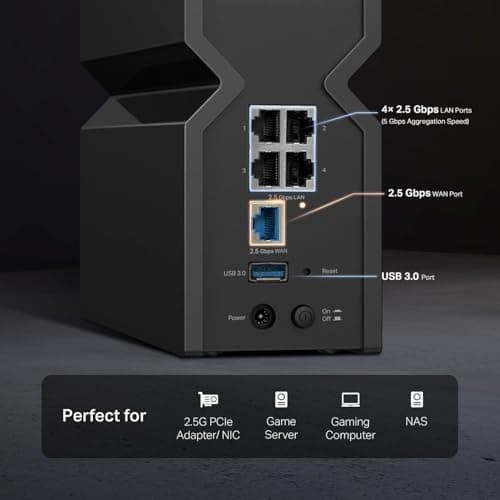 TP-Link Tri-Band BE9300 WiFi 7 Router Archer BE550 6-Stream 9.2Gbps Full 2.5G Ports 6 Internal Antennas Covers Up to 2,000 Sq. Ft. Add Easy-Mesh Device for Extended Coverage VPN Support