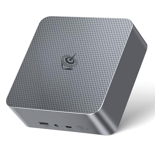 Beelink EQi12 Mini PC, Intel Core i5-12450H Processor (8C/12T, up to 4.4GHz), 16G DDR4 RAM 500GB M.2 2280 PCle 4.0x4 SSD, Mini Computer Support 4K@60Hz Dual Screen Display/WiFi6/BT5.2