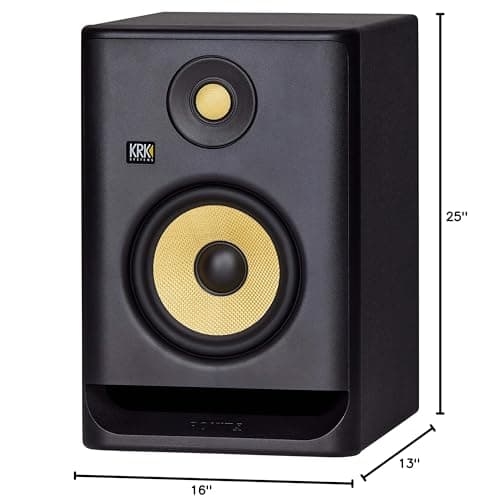 KRK RP5 Rokit 5 G4 Professional Bi-Amp 5" Powered Studio Monitor Pair, Black