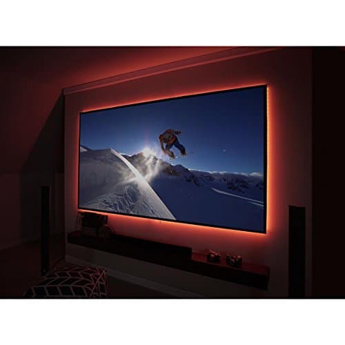 Elite Screens 110 inch CLR/ALR Projector Screen 16:9 4K, Standard Throw Projection, Edge Free Ambient Light Rejecting Fixed Frame Grey for Indoor Movie Screen Home Theater - Aeon CineGrey 3D AR110DHD3