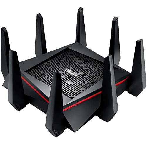 ASUS WiFi Gaming Router (RT-AC5300) - Tri-Band Gigabit Wireless Internet Router, Gaming & Streaming, AiMesh Compatible, Included Lifetime Internet Security, Adaptive QoS, Parental Control, MU-MIMO