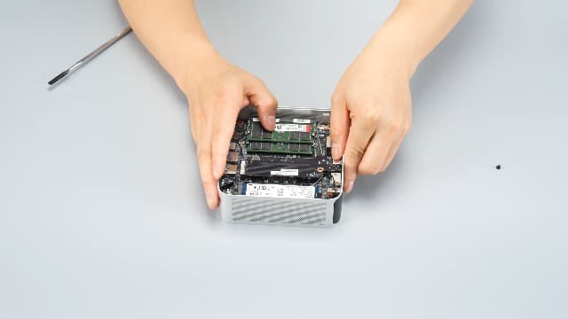 MINISFORUM AI X1 Pro-370 Mini PC AMD Ryzen AI 9 HX 370(12C/24T) 64GB DDR5 1TB SSD Desktop Computer, HDMI|DP|2xUSB4 Output, 2xRJ45 Port, WiFi7, BT5.4, AMD Radeon 890M Graphics, Copilot Support AI PC