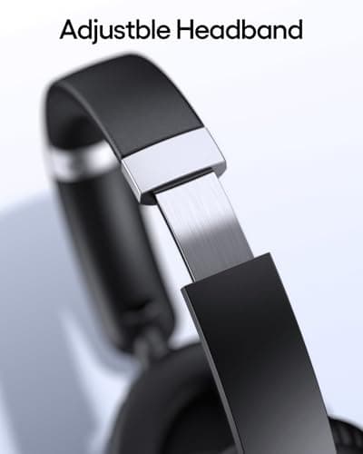 TAGRY Hybrid Active Noise Cancelling Headphones 100H Playtime Wireless Over Ear Bluetooth Headphone with Hi-Res Audio Fast Charging Comfort Earcups Headsets for Travel Home Office Phone PC Black