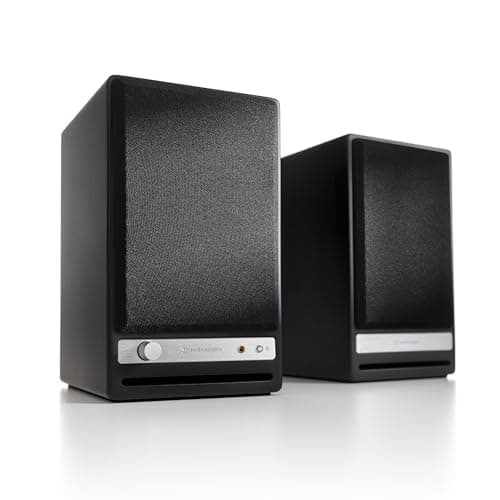 Audioengine HD4 24 Bit Bluetooth Bookshelf Speakers - TVs, Desktops, Stereos, Music, Movies and Gaming - Bluetooth aptX Adaptive 5.3