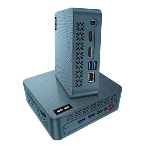 wo-we H5 Mini PC Intel Twin Lake N150 (3 Year After-Sale Support) 16GB DDR4 RAM 512GB M.2 PCLe SSD 4C/4T 4K Triple Display Dual HDMI&Type-C,USB3.2 x4 Mini Desktop Computer for Home Office Business