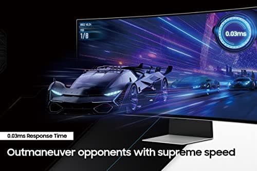 SAMSUNG 34-Inch Odyssey G85SB Series QD-OLED Ultra WQHD Curved Gaming Monitor, 175Hz, 0.03ms, DisplayHDR True Black 400, AMD FreeSync Premium Pro (Renewed)