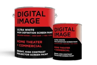 Projector Screen Paint - High Definition, 4K/8K, Ultra White - Quart