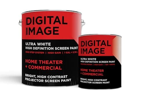 Projector Screen Paint - High Definition, 4K/8K, Ultra White - Quart