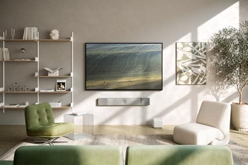 KEF XIO Dolby Atmos 5.1.2 Soundbar (Silver Grey)