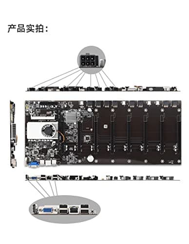 2000W 2400W 2600W 180V-260V ATX ETH Bitcoin Mining Motherboard Power Supply with BTC-S37 D37 T37 for BTC Mining Bitcoin Miner (Color : BTC-D37)