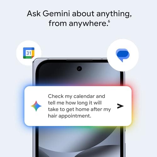 Google Pixel 10 Pro Fold - Unlocked Android Smartphone with Gemini, Your AI Assistant - Advanced Triple Rear Camera System - 24+ Hour Battery - Foldable Display - Moonstone - 256 GB (2025 Model)