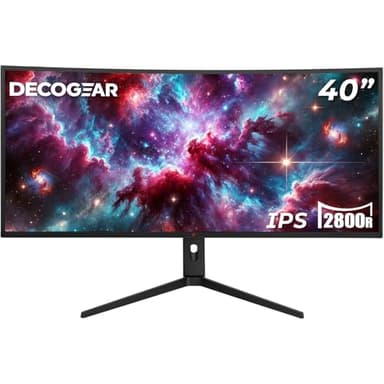 Deco Gear 40 Curved Ultrawide Nano IPS Monitor, 5120x2160 5K2K, 21:9, HDR10, AdaptiveSync, 100% sRGB, HDMI 2.0, DP, USB-C