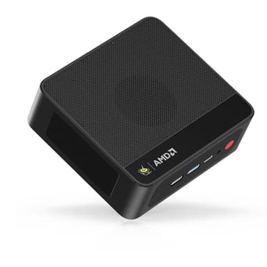 Beelink SER5 MAX Mini PC, Ryzen 7 6800U (up to 4.7GHz) Mini Computer, 24GB RAM & 500GB PCle4.0 SSD, AMD Radeon 680M, Wi-Fi 6, BT5.2, 1000M LAN, Supports 4K Triple Displays via HDMI, DP, USB-C