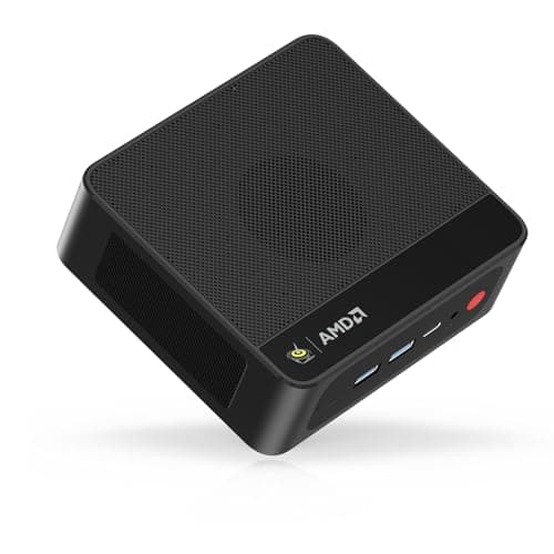 Beelink SER5 MAX Mini PC, Ryzen 7 6800U (up to 4.7GHz) Mini Computer, 24GB RAM & 500GB PCle4.0 SSD, AMD Radeon 680M, Wi-Fi 6, BT5.2, 1000M LAN, Supports 4K Triple Displays via HDMI, DP, USB-C