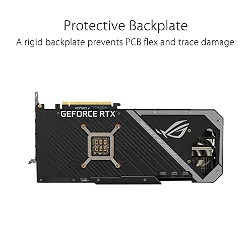 ASUS ROG Strix NVIDIA GeForce RTX 3080 Ti OC Edition Gaming Graphics Card (PCIe 4.0, 12GB GDDR6X, HDMI 2.1, DisplayPort 1.4a, Axial-tech Fan , 2.9-Slot, Super Alloy Power II, GPU Tweak II) (Renewed)
