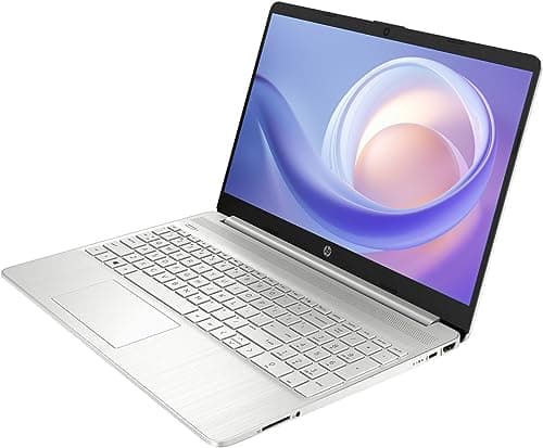 HP 2023 Laptop for Business and Student, 15.6'' HD Display, AMD Ryzen 3 5300U 4-Core Processor, 16GB RAM, 512GB SSD, Wi-Fi, Type-C, Media Card Reader, Windows 11 Home, Silver, KKE Accessories