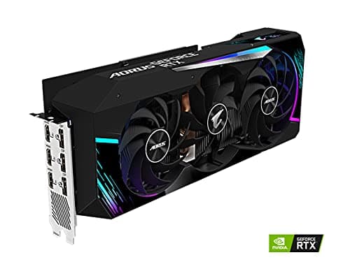 GIGABYTE AORUS GeForce RTX 3080 Ti Master 12G Graphics Card, Max Covered Cooling, 12GB 384-bit GDDR6X, GV-N308TAORUS M-12GD Video Card