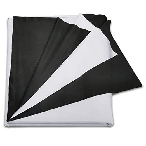 Projector Screen DIY Elastic Polyester Material 59x105 inch for Max 130 inch 16:9 Projection Screen Economical Black Backing 4K Ultra HD Front Projection Textile Fabric