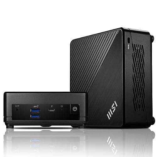 MSI Cubi 5 Professional Mini PC, 12th Gen Intel i5-1235U Processor (Beats Ryzen 7 5700U), 16GB RAM, 512GB SSD, Wi-Fi 6, Windows 11 Pro, Support 4K@60Hz Display, Seamless Multitasking at Work/Gaming