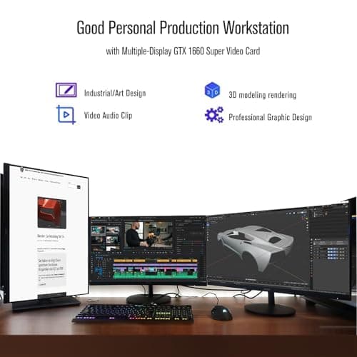 GTX 1660 Super 6GB Graphics Card GDDR6 192 Bit PCI-e 3.0 x16 4 Monitors Video Card Support DirectX 12 OpenGL4.5 HDMI and 3*DisplayPort 1.4a