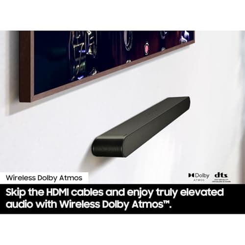 SAMSUNG HW-S60D S-Series 5.0ch. Wireless Dolby Atmos Soundbar w/Q-Symphony (2024) Bundle with Deco Gear 4K HDMI 2.0 Cable x2 & CPS Exclusive 26 Month Protection Pack Bundle (BEACH-CPS-26500)
